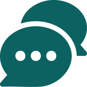 Conversation chat bubbles